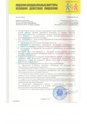 государственная лицензия на занятие "предоставление услуг в области атомной энергетики" (лист 7 из 8)